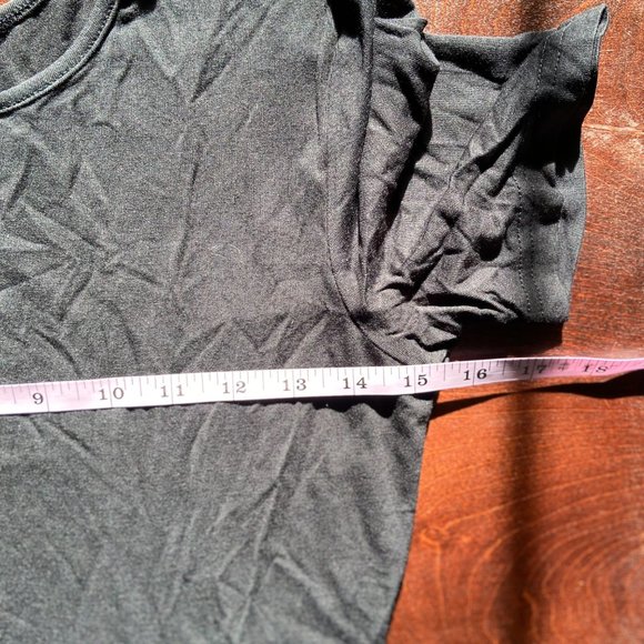 NWT DouBCQ Black T-Shirt Swing Flowy with Pockets Casual Dress Small - Picture 6 of 12